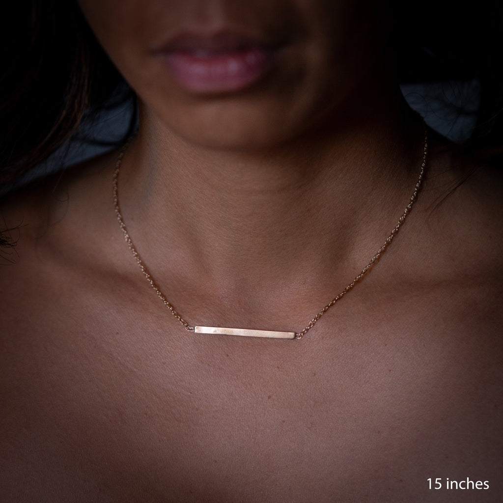 Blank Bar Necklace