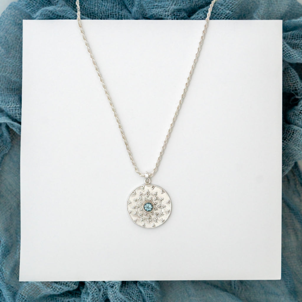 Shiny Blue Sky Necklace