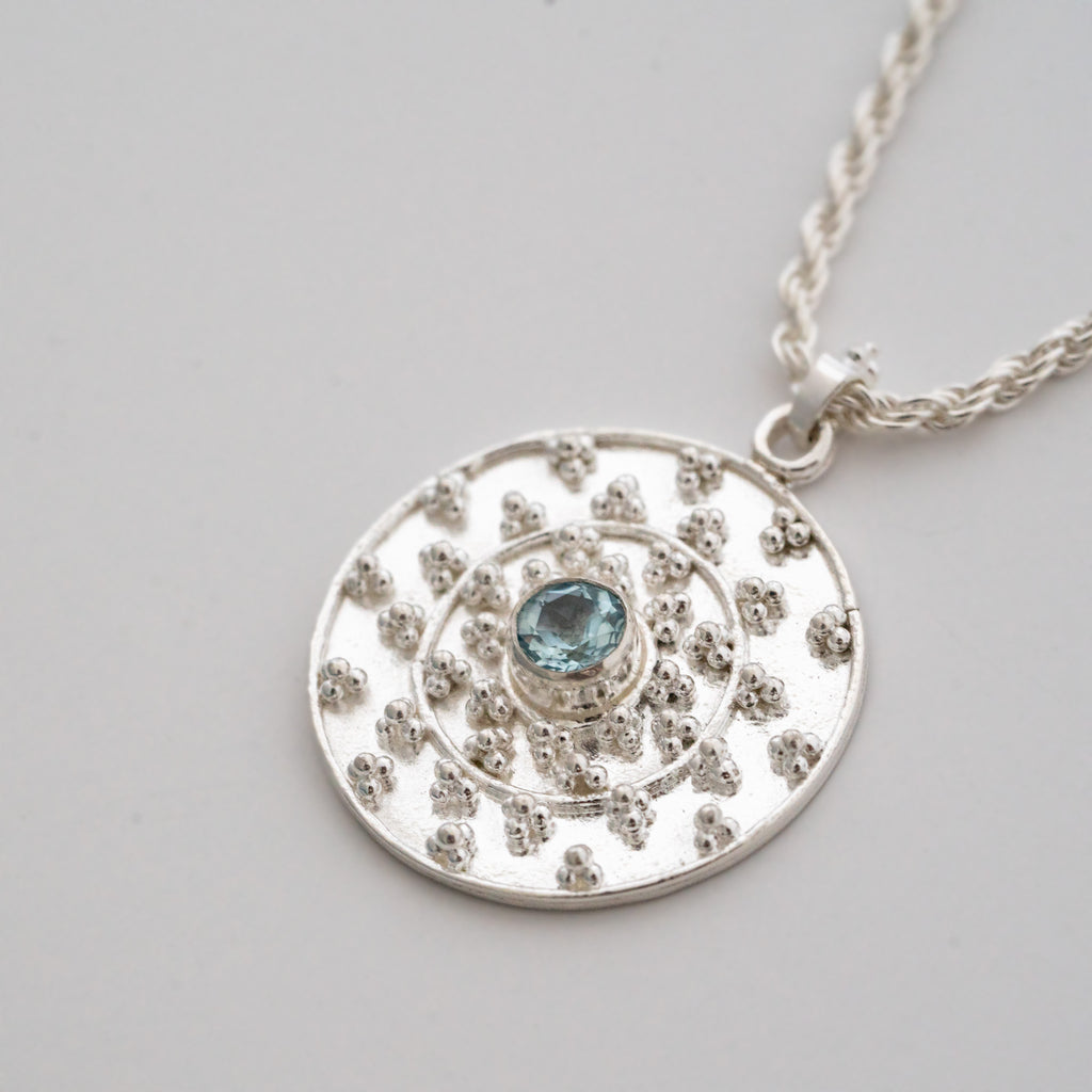 Shiny Blue Sky Necklace