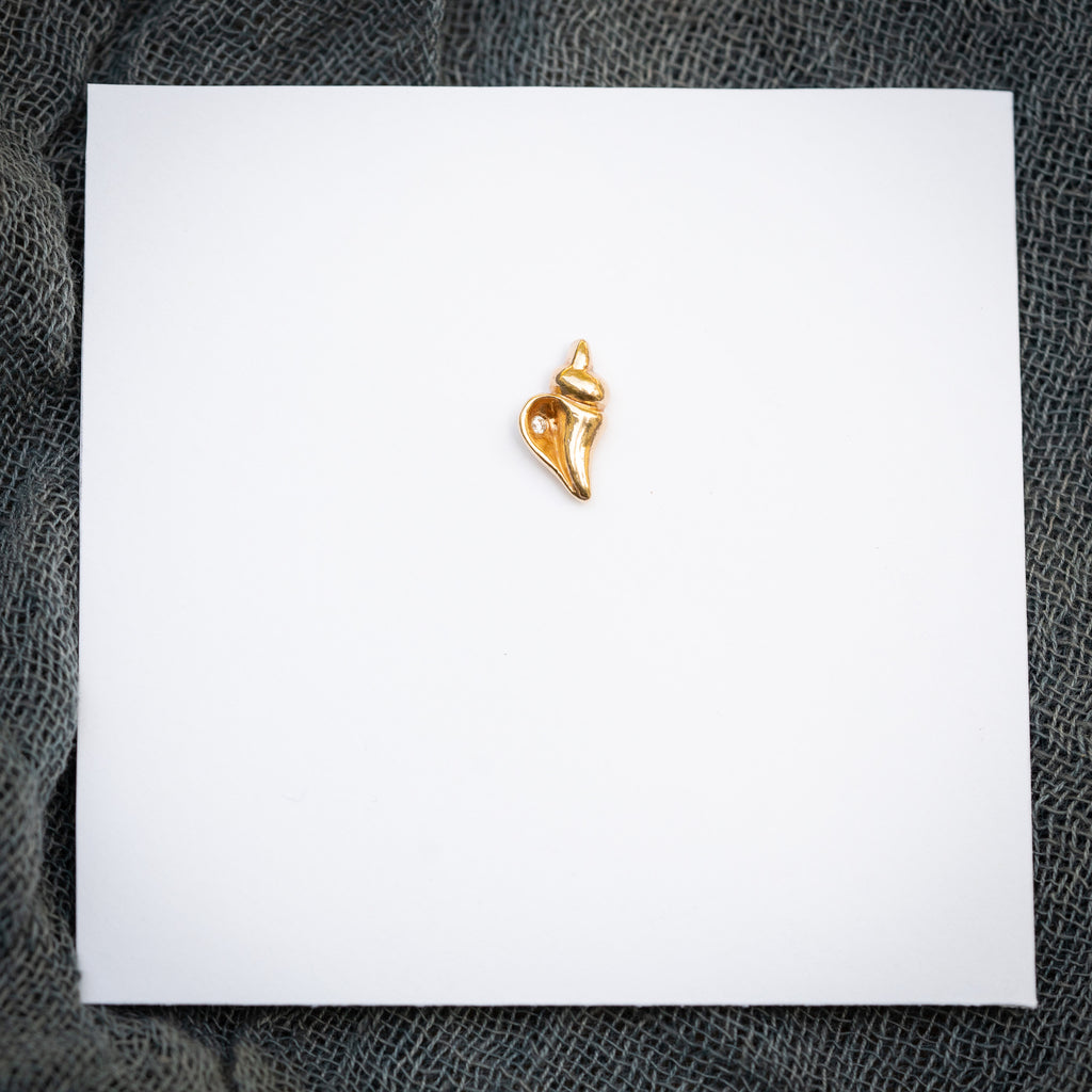 Sinistral Earring 14K Yellow Gold