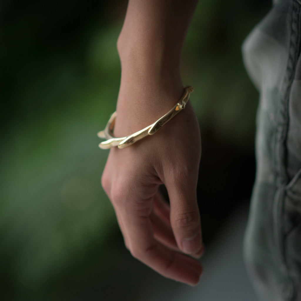 Sea Dragon Cuff - Yellow Gold Vermeil