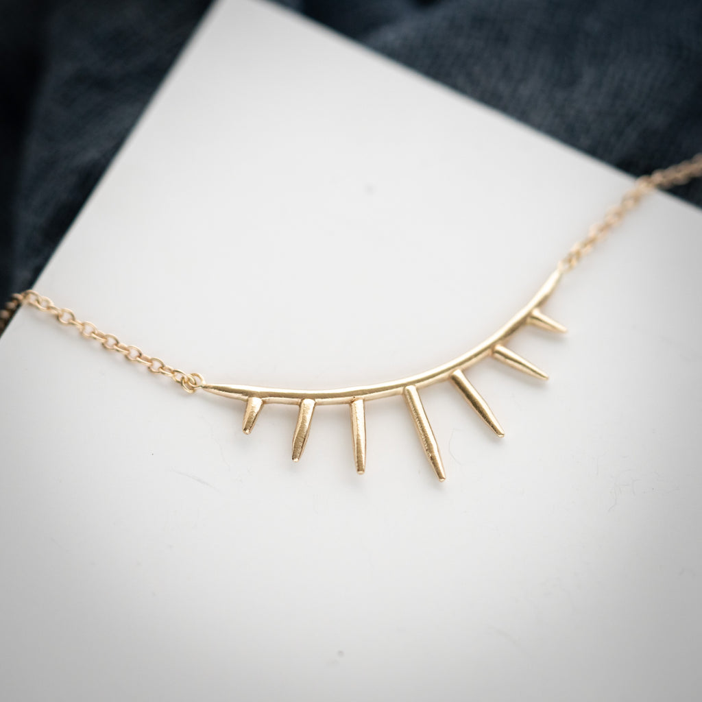 Helios Necklace 14K Yellow Gold