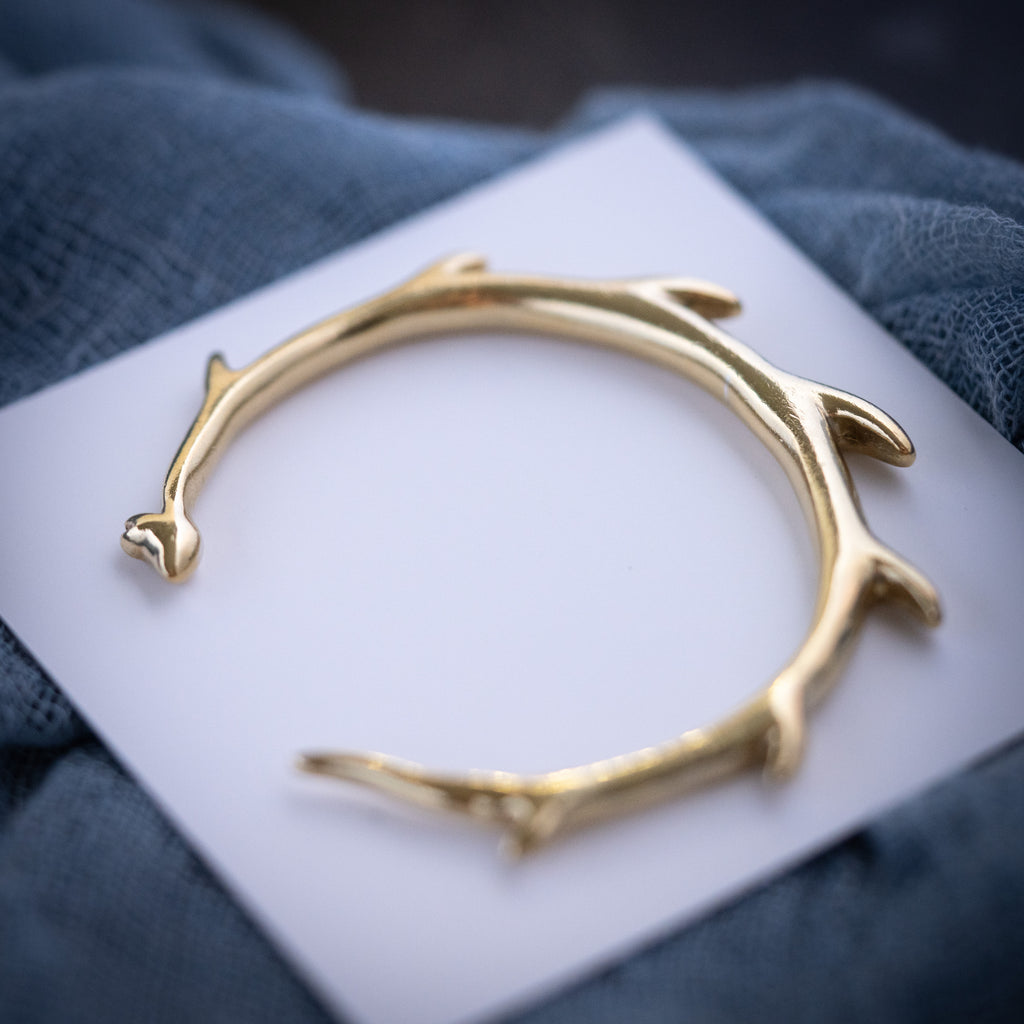 Sea Dragon Cuff - Yellow Gold Vermeil